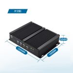 VMLINK秉创工控机升级双网6COM服务器工业电脑无风扇工控机嵌入式防尘耐高温 含4g内存含64g固态硬