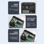凌华嵌入式无风扇工控机 工业自动化控制视觉检测边缘计算主机 MVP-6003 i3-6100 8G/256G/12-24V